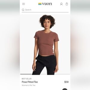 Vuori Pose Fitted Tee